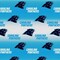 Licensed NFL Carolina Panthers Cotton 6867D Fabric by the Yard